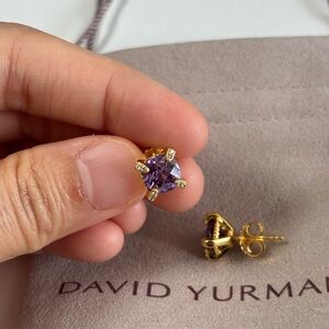 David Yurman purple earrings
